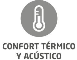 Confort térmico y acústico